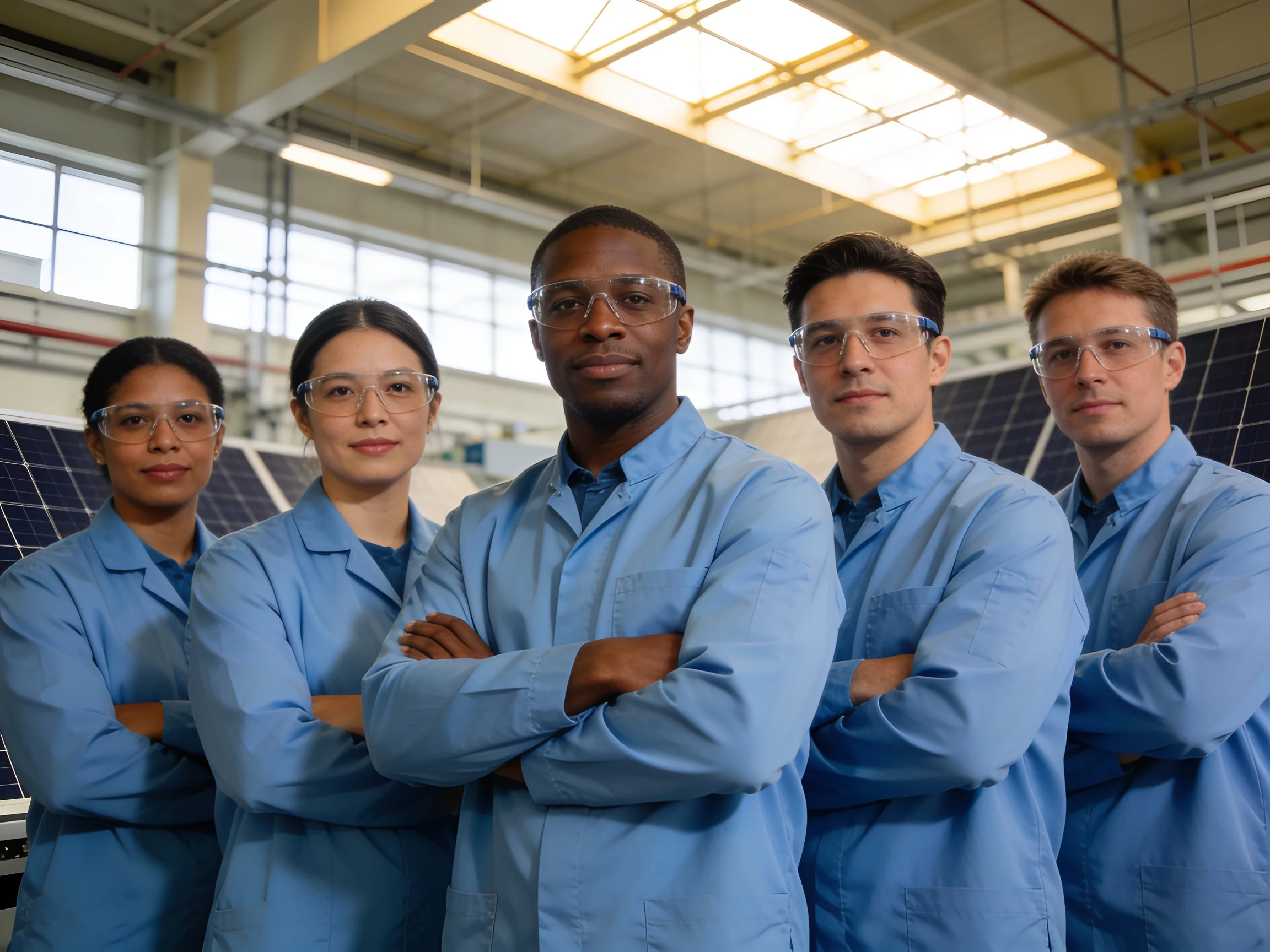 Illustrative solar manufacturing workforce